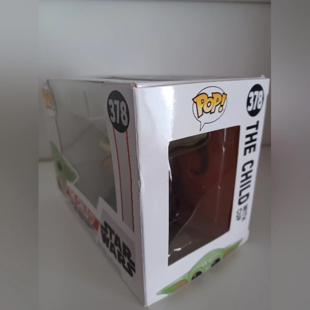 The Child Grogu With Cup From Star Wars‎ Mandalorian 378 Vinyl Figure Funko Pop